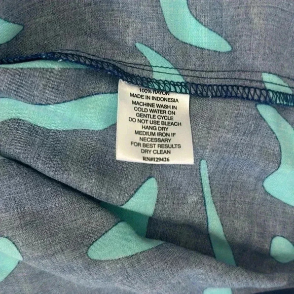 NWT Escapada Living Madeline Dress Aqua Aegean Blue Oasis - Picture 5 of 5